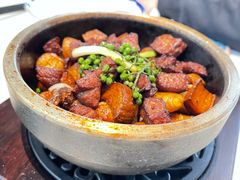 煎烹雪花牛肉-狮王府淮扬菜(老门东店)