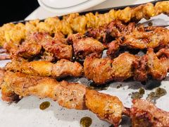 羊肉串-長壹旋转烤吧 农家鸡火锅