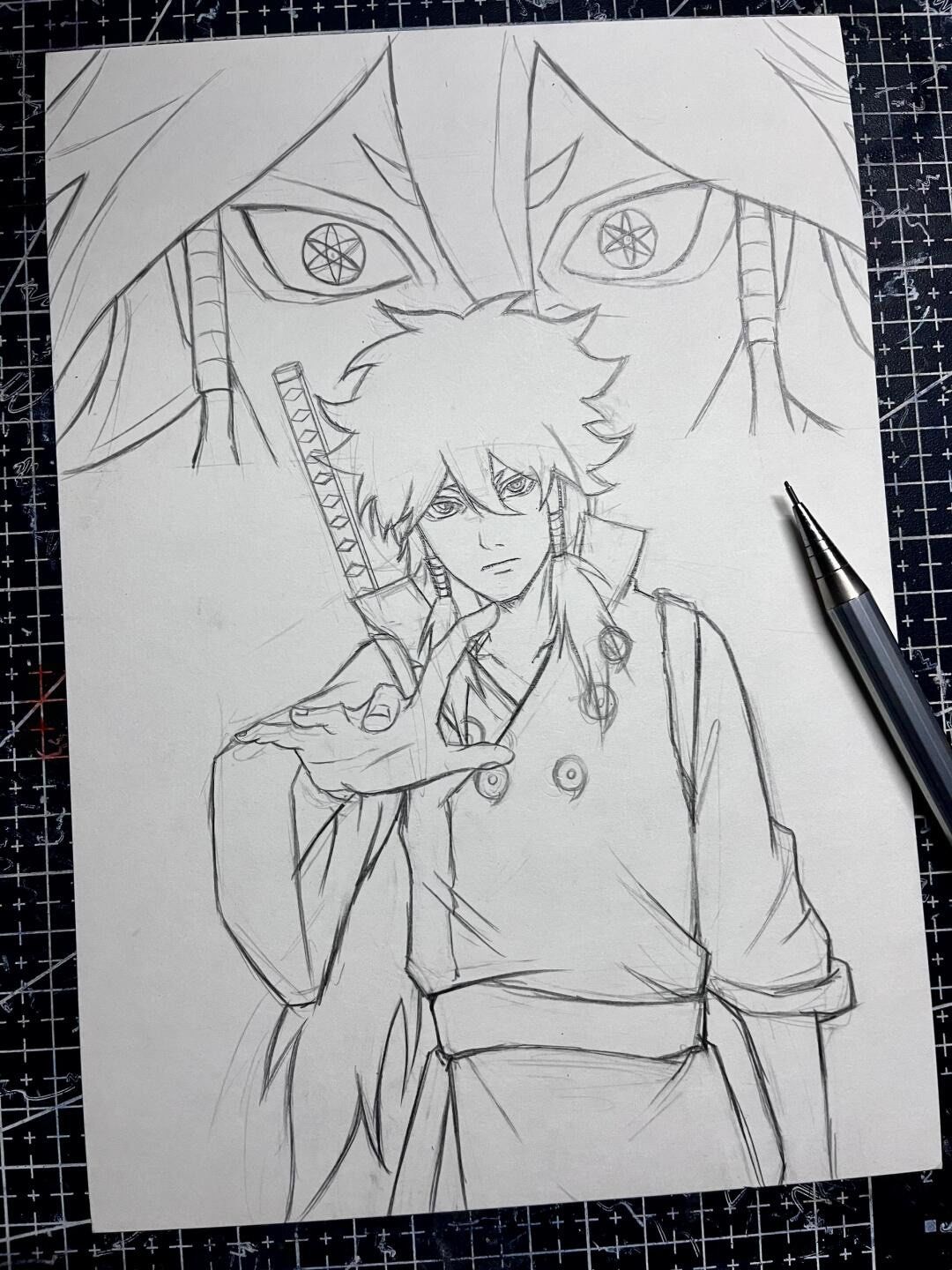 宇智波鼻祖,颜值没得说啊兄弟们#火影忍者