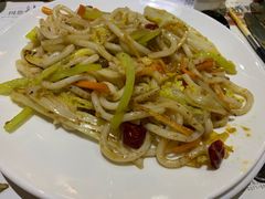 炒乌冬面-铁板诱惑法式铁板烧(大卫城店)