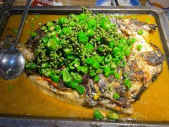 鲜青椒烤鱼-探鱼·鲜青椒爽麻烤鱼(天一广场店)