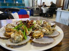 油泼扇贝-1910老鲁味海鲜·戳子肉·青岛菜(金沙滩店)