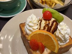 水果冰淇淋面包-漫咖啡(浏阳河店)