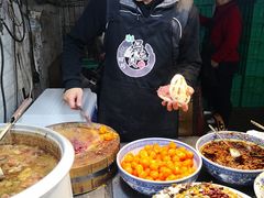 自助取餐区-清真马乐贝腊牛肉蛋黄菜夹馍(马蓉洒金桥店)