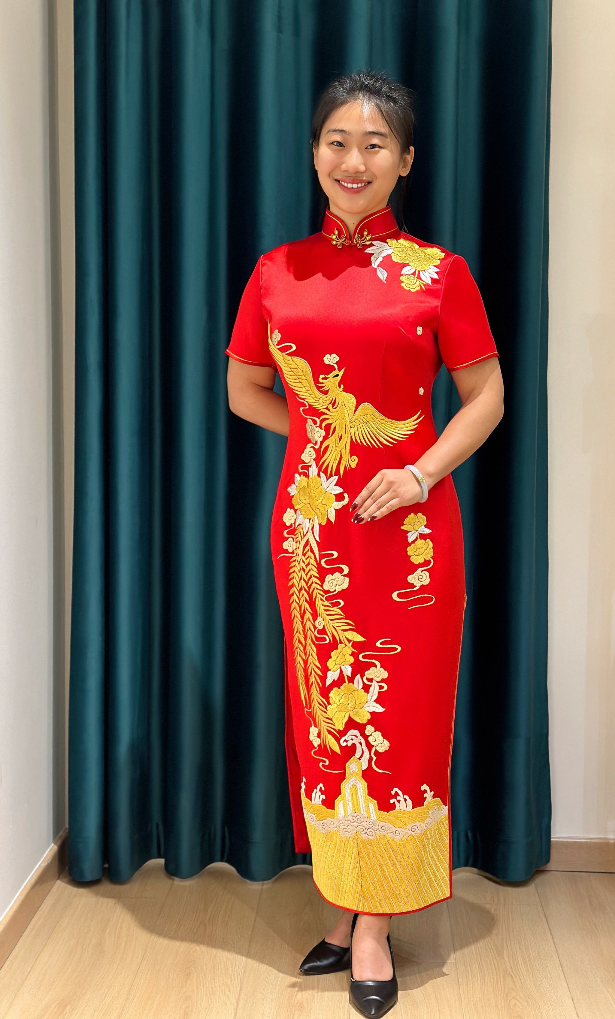 中贸广场这家旗袍定制太专业了,值得信赖!