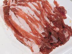 水爆手切精选羊腿肉-京门老爆三·铜锅涮肉 爆肚(望京店)