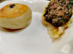 香糯塌饼草头干鲜肉馅-老味茶屋(川沙老街店)