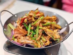 干锅手撕鸡-澎湖湾农家菜(八一路楚天府店)