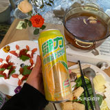 打开易拉罐果香四溢，入口也是清爽无比，真的横扫油腻