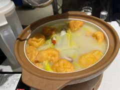 浓汤手打鱼腐娃娃菜-旺顺阁鱼头泡饼(小红门店)