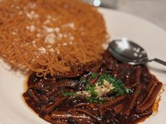 响油鳝丝配上海两面黄-海味观(老西门店)