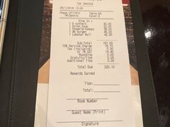 账单-db Bistro & Oyster Bar by Daniel Boulud(滨海湾金沙店)