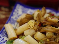 泡藕带炒牛肚-堤角王师傅牛骨头