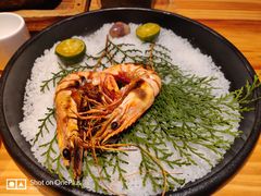盐烤大虾-花潮料理艺食馆(世欧广场店)