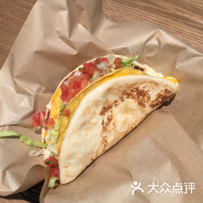 taco bell 塔可贝尔鸡肉芝士塔克夹心图片-北京西式简餐-大众点评网