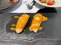 三文鱼火焰寿司-天狗山料理(省体店)