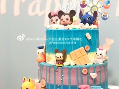 -卡比儿童蛋糕·心意定制·低脂零卡糖动物奶油FancyBALLOON(滨海店)