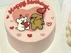 -咖咖熊蛋糕定制·英国蓝风车动物性淡奶油