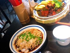 葱油三虾拌面-老头儿油爆虾·知味杭州(爱琴海购物中心)
