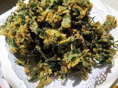 炸花椒芽儿-华盛园卷子王农家菜水库鱼