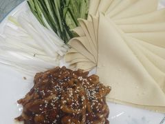 京酱肉丝-福园东北菜饺子铁锅炖