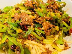 小炒黄牛肉拌面-中阿兰牛肉面(悦海新天地店)