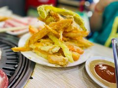 炸蔬菜-平山城鑫烧烤(建国楼店)