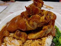 古法肘子扣稻香村米饭-南山鲜虾面·活鲜小馆·海味大连菜(南山总店)