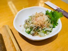芥末章鱼拌秋葵-胜博殿日式炸猪排(悠唐店)