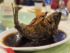 罾蹦鲤鱼-奥华餐厅·老张记(台基厂店)