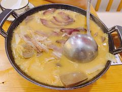 泰式咖喱牛杂锅仔-丁记盐蘸牛肉·新杭菜(河东路店)