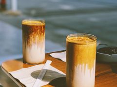 红豆沙拿铁-Line 咖啡(石厦花园店)