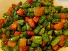 四季豆炒猪颈肉-山外山菜馆(玉泉路店)