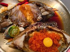 -草家酱蟹炭火烤肉店(珲春南路一店)