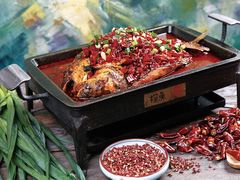 麻辣味-探鱼·鲜青椒爽麻烤鱼(三水广场店)