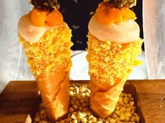 海胆鱼籽酱华夫筒-壳里西餐厅Coquille Seafood Bistro(蒙自路店)