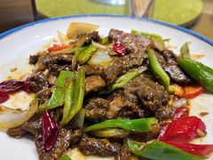 溜肝尖-快乐老家三鲜饺子东北菜(南六中路店)