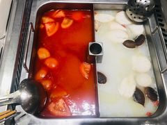 番茄锅底-海底捞火锅(青山湖万达夜宵主题店)