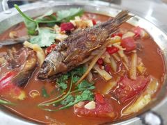 酸辣荷花鱼-桂林寨恭城油茶(城市杰座店)