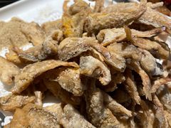 椒盐鲫鱼-悦海·家宴·冰花皮皮虾大锅贴(宝龙店)