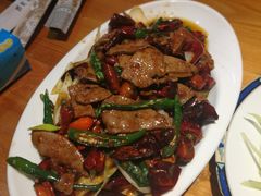 萝卜干炒肉-禧福徕盆盆香川菜馆(北京市朝阳区)
