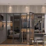 看极简风如何弱化满墙衣柜的压迫感!