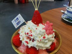 草莓雪花冰-七欣天香辣蟹火锅(深圳清湖金銮店)