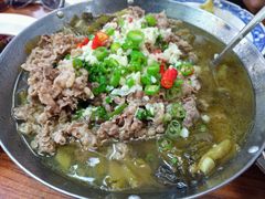 酸汤肥牛-食欲老院子荆芥疙瘩汤(经五路店)