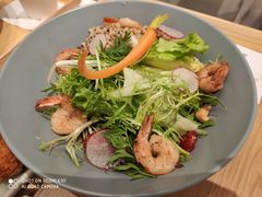 板煎大虾沙拉配日式海苔饭-池奈·咖喱蛋包饭(熙地港店)