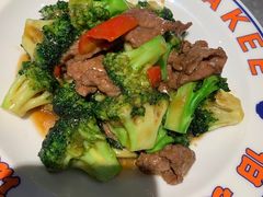 西兰花炒牛肉-伯友茶记(中华广场店)