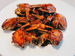 毛蟹炒年糕-屋里厢上海菜馆