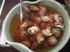 古越陈酿煮花螺-杭州西子湖四季酒店·金沙厅