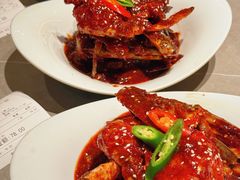 -草家酱蟹炭火烤肉店(珲春南路一店)