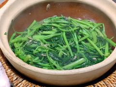 啫啫虾酱空心菜-熠盛粤味(永康路店)